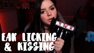 ASMR EAR LICKING AND KISSING [upl. by Pazice]