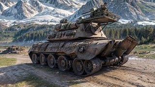 E 100  Fighting on the Front Line  World of Tanks [upl. by Loesceke]