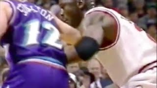 Michael Jordan Defense Highlights vs John Stockton  1997  1998 NBA Finals [upl. by Aneej839]