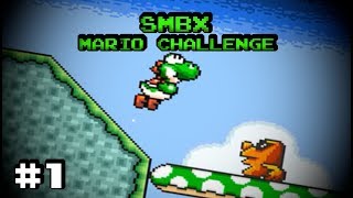 SMBX Mario Challenge 1  Gameplay Yoshi [upl. by Pittel]