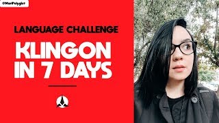 LEARN HOW TO SPEAK KLINGON  Language Challenge👽 [upl. by Ahsilrac579]