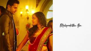 Chinnadana Neekosam WhatsApp Status ❣️❣️😚❣️😘 Song Lyrics Nithya Menon 😘😚 Nithin Trending Love 🥳😍😽 [upl. by Bull]