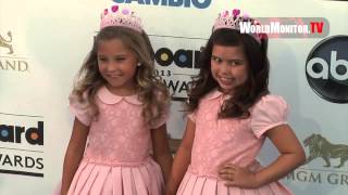 Sophia Grace and Rosie McClelland Billboard 2013 Music Awards Blue Carpet Arrivals [upl. by Lund]