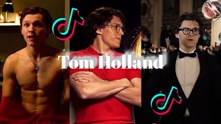 Tom Holland Tiktok Hot Edits Compilation  Abibliophobia [upl. by Prebo]