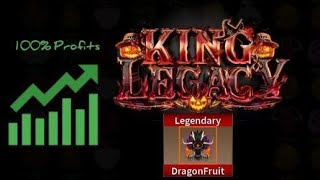 So Much Profit With Dragon  King Legacy [upl. by Trevorr]