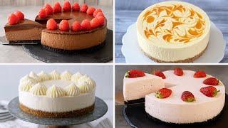 4 Easy NoBake Cheesecake Recipes [upl. by Inesita]