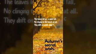 Autumns secret wish [upl. by Juback]