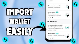 How To Import Wallet To Bitget Wallet [upl. by Atinrev436]