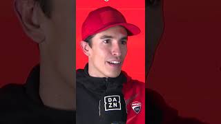 Marc Márquez saca conclusiones positivas de su primer día con la Ducati oficial 💪🏻 [upl. by Jauch]