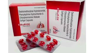 Elikuff DX Capsule Dextromethorphan Hydrobromide Phenylephrine Hydrochloride amp Chlorpheniramine [upl. by Femmine]