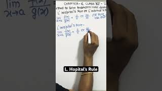 Definition of L Hopital’s Rule [upl. by Imalda]