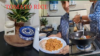 Tomato Rice  How to make Tomato Rice  Easy Lunch Recipe tomatorice tomatoricerecipe [upl. by Annotahs644]