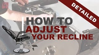 How to fix Barber Chair recline Gas Shock  Keller International [upl. by Lustig47]