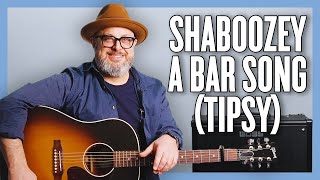 Shaboozey A Bar Song Tipsy Guitar Lesson  Tutorial [upl. by Theran]