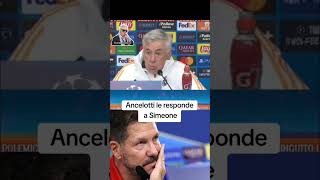 Carletto aclara a Simeone ancelotti Simeone derbi laliga realmadrid atleticodemadrid viral [upl. by Michaeline]