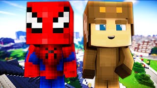 Minecraft  WHOS YOUR DADDY  BABY BLOWS UP SPIDERMAN [upl. by Tranquada]