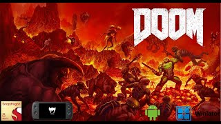 Doom 2016  Winlator 713 Glibc Cmod V8  SD 8 Gen 2  Odin 2 Max [upl. by Asselam]