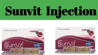 Sunvit Injection Uses in Urdu Sunvit Injection Vitamin D3 Injection BenefitsSunvit Injection Uses [upl. by Eyr]