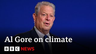 Climate crisis at new level of seriousness says Al Gore  BBC News [upl. by Ceporah861]