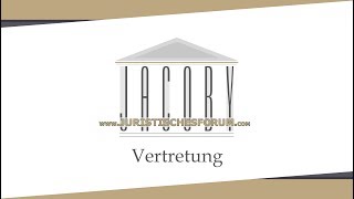 Vertretung 040051 § 166 BGB Vorschau [upl. by Ehcar415]