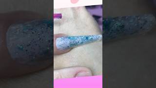 Marbled PolyGel Nail nails nailart [upl. by Ljoka]