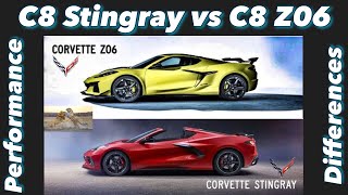 C8 Stingray vs C8 Z06 vs C7 Z06 vs C7 ZR1  Who Wins At The Track amp Strip [upl. by Teriann]