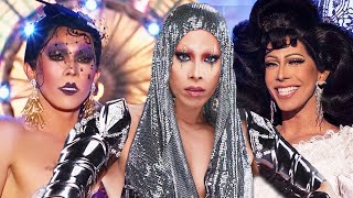 All of Pangina Heals Runway Looks from RuPauls Drag Race UK Versus the World [upl. by Teillo]