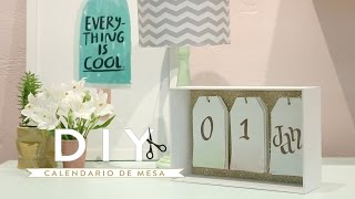 Cómo hacer un calendario de papel para mesa  DIY Westwing [upl. by Ahsilrac317]