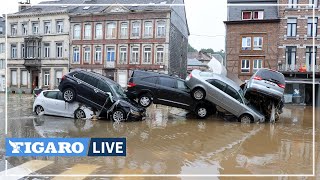 🔴Belgique les dégâts impressionnants des INONDATIONS dans la ville de Verviers [upl. by Converse]