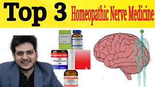 Top 3 Homeopathic Nerve tonic brain Medicine  anxiety depression Parkinson paralysis memory loss [upl. by Robson]