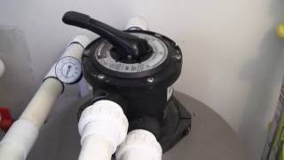 Add sand to swimming pool sand filter without opening the filterpump [upl. by Eissed]