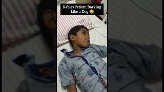 Rabies Patient Barking Like a Dog 😢 rabies desease [upl. by Anitrak]