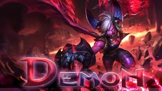 League of Legends Demon Vi Skin Spotlight [upl. by Bennir21]