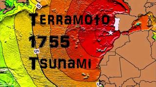 Terramoto 1755 Tsunami Simulação Algarve e Lisboa [upl. by Vannie]