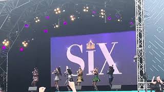 West end live 2024 Six the musical Megasix Saturday 22nd June 2024 [upl. by Adrahs]