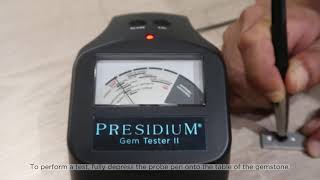 Presidium Gem Tester II PGT II  Performing a test and Reading Results [upl. by Udell]