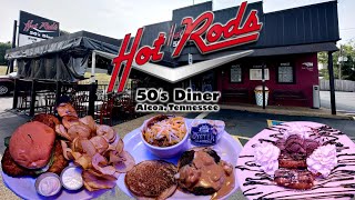 Hot Rods 50s Diner 80 Burgers On Menu Alcoa Tennessee [upl. by Merp650]