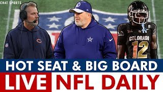 NFL Rumors LIVE Head Coaching Hot Seat Ft Mike McCarthy  Dane Brugler’s 2025 NFL Draft Big Board [upl. by Yelac]