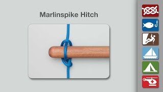 Marlinspike Hitch  How to Tie the Marlinspike Hitch [upl. by Goldie]