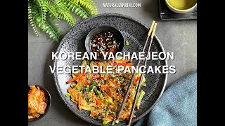 Korean Vegetable Pancakes Yachaejeon [upl. by Yazbak]