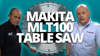 Makita MLT100 260mm Table Saw  Exclusive Toolstop Demo [upl. by Yoshio]