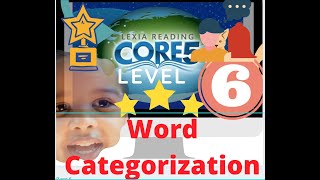 Lexia Core 5 Level 6 Second half completion word categorization  Categorizing word into actions [upl. by Ozan]