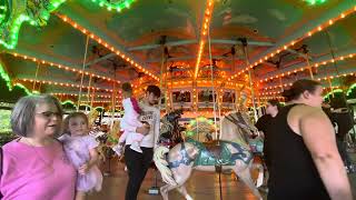 Carousel and Wurlitzer 153 band organ at Kennywood [upl. by Elay874]