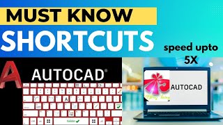 10 must know AutoCAD Commands amp Shortcuts [upl. by Artenek]