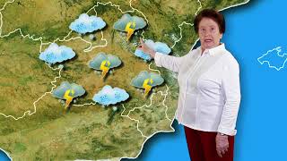 El Tiempo en CLa Mancha presentado por Paquita [upl. by Alys]