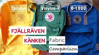 Fjällräven Kånken No2 vs ReKånken vs Kånken Mini Fabric Comparison  Tekubencom [upl. by Yttik610]