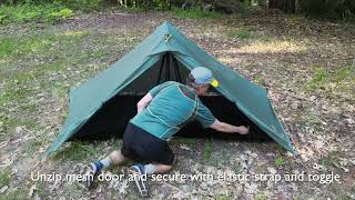 Tarptent Dipole 1 DW Setup [upl. by Now427]