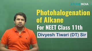 Photohalogenation of Alkane  NEET Class 11th  Organic Chemistry by DT Sir [upl. by Atteynad]