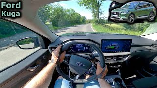 2024 Ford Kuga 25 Duratec Hybrid facelift  POV drive [upl. by Diba]