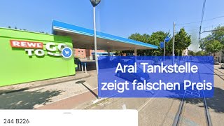 FAIL Aral Tankstelle in NRW Diesel Preis 760€  Liter [upl. by Benenson770]